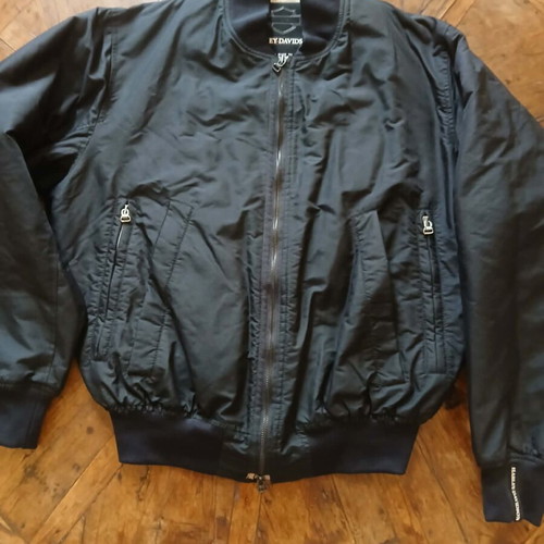 Harley-Davidson men's jacket used with quilted lining and orange details