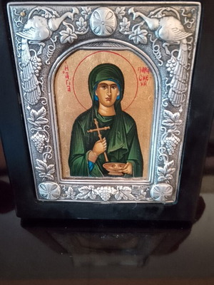Silver icon of Saint Paraskevi 925 like new