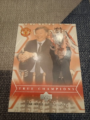 Sir Alex Ferguson Upper Deck True Champions card new