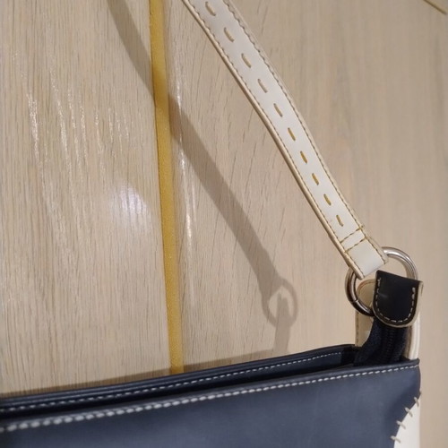 Leather bag like new, tricolor
