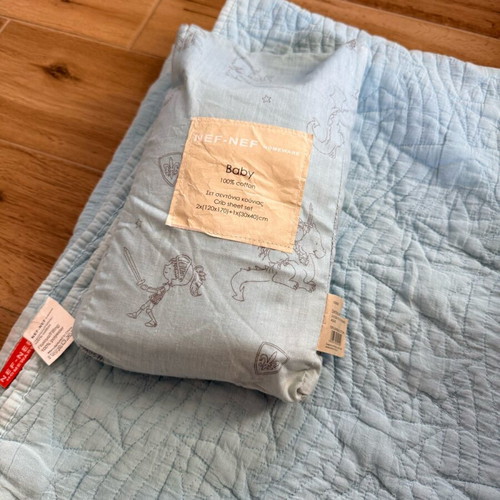 Nef Nef baby set new with pillowcase, sheets and quilt