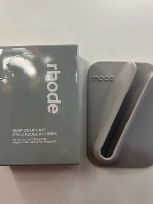Rhode Snap On Lip Case brand new, grey with box