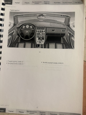 Mercedes SLK 200 R170 user manual like new