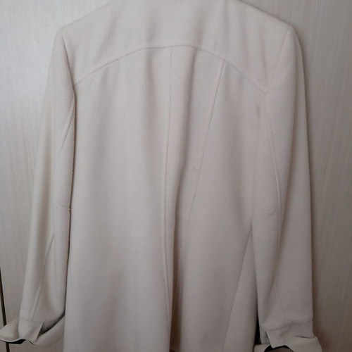 Grama women's coat Large like new, black and white