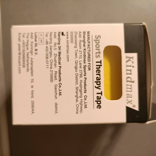 Kindmax Sports Therapy Tape new yellow adhesive tape