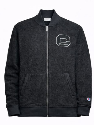 Champion bomber Sherpa jacket Small black like new