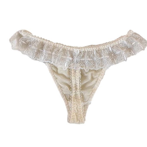 Lejaby Glory white string new size L
