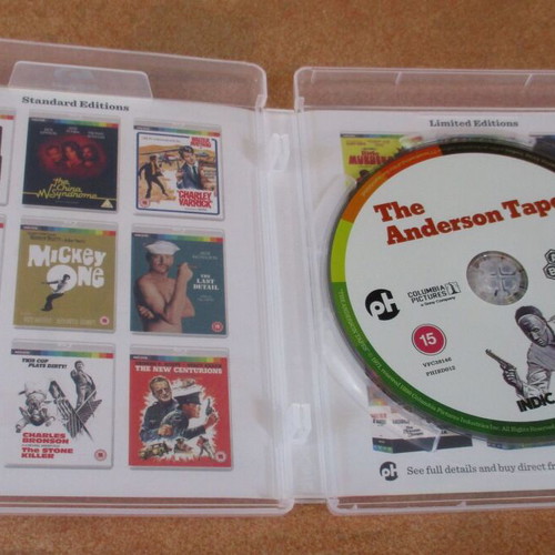 The Anderson Tapes Indicator Blu-ray like new, crime thriller