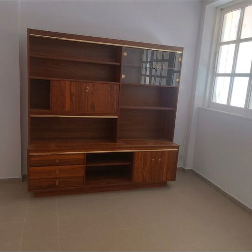 Living room display cabinet, two-piece unit