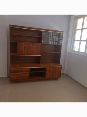 Living room display cabinet, two-piece unit