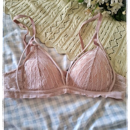 Bralet bra pink used, small