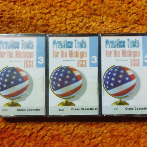 Practice Tests For The Michigan ECCE cassettes new, pack of 9