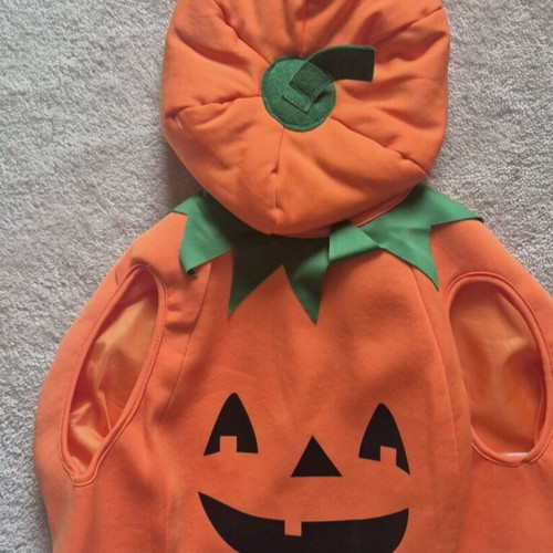 Pumpkin carnival costume used for 2-year-old child