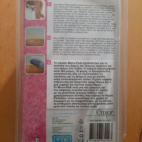 Silk'n Micropedi MP1PE1001 foot care device new