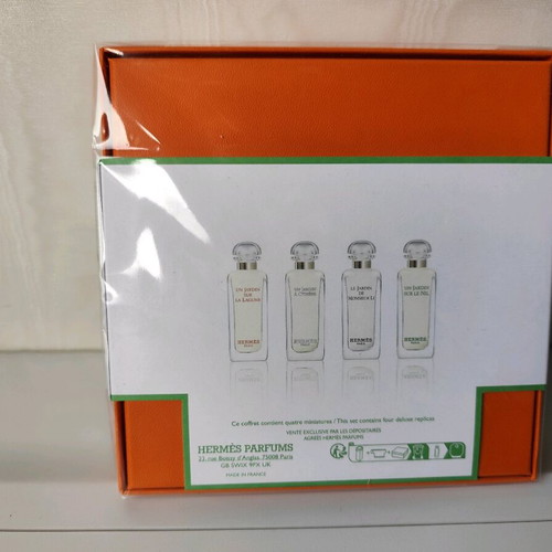 Hermes Jardin miniature perfume set 4 x 7.5 ml new