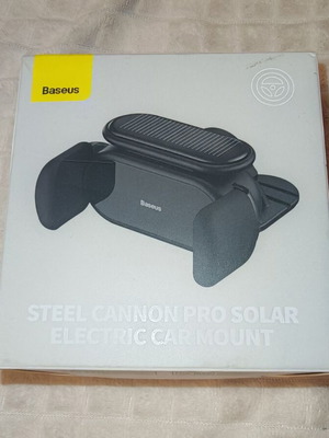 Baseus Steel Cannon Pro Solar Phone Mount new, automatic electric car holder