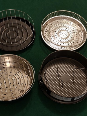 Set of 8 air fryer and multi-cooker accessories and oven parts
