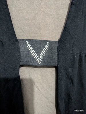 Open black dress used, size XL