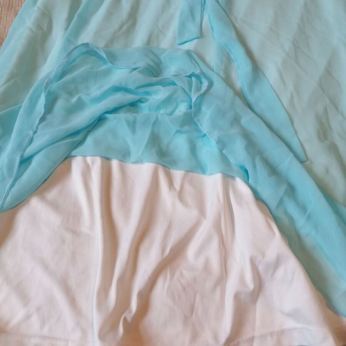 Maxi dress Shine 2gether new, turquoise, size M/L