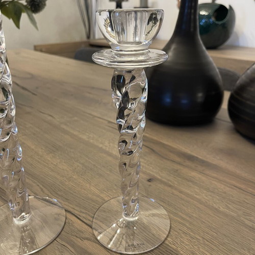 Kosta Boda candleholders like new, set of two