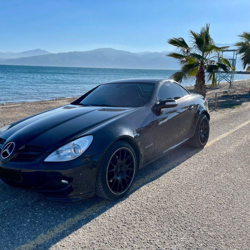 Mercedes-Benz SLK 200 2006 manual roadster used, 117896 km, black