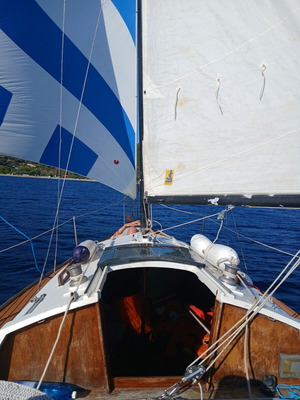 Ιστιοπλοϊκό Waarschip 725 με τρέιλερ, ξύλινο, Yamaha 10 ίππων