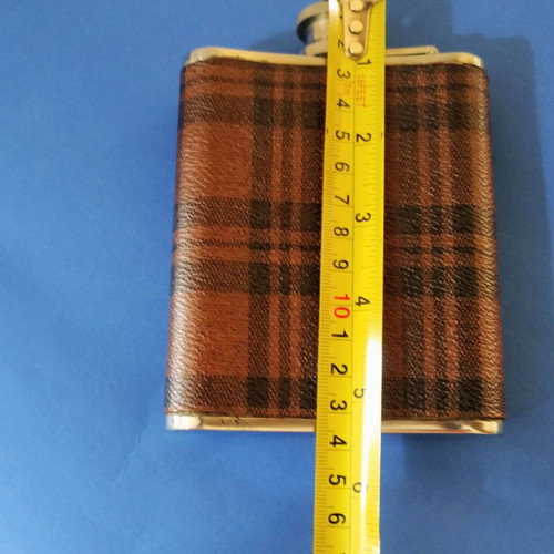 Stainless Steel Flask brown, like new
