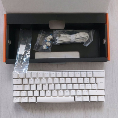 RK Royal Kludge RK61 mechanical gaming keyboard new, 60% RGB, hot-swap, wireless