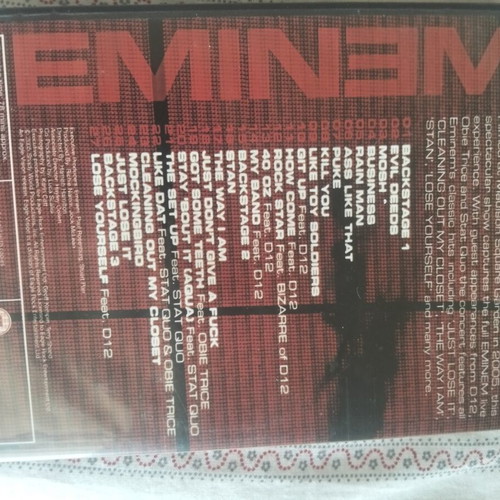 Eminem music DVD like new