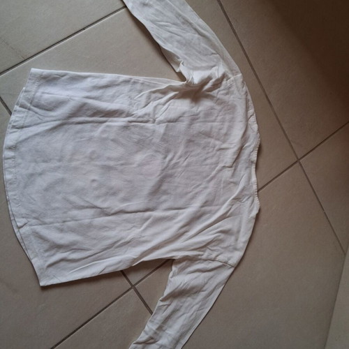 Hello Kitty blouse used for 10-11 years old, white with Kuromi print
