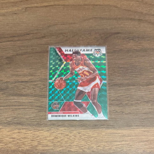 Κάρτα 2019 Panini Mosaic Basketball Dominique Wilkins Green Prizm Hall of Fame σαν καινούργιο