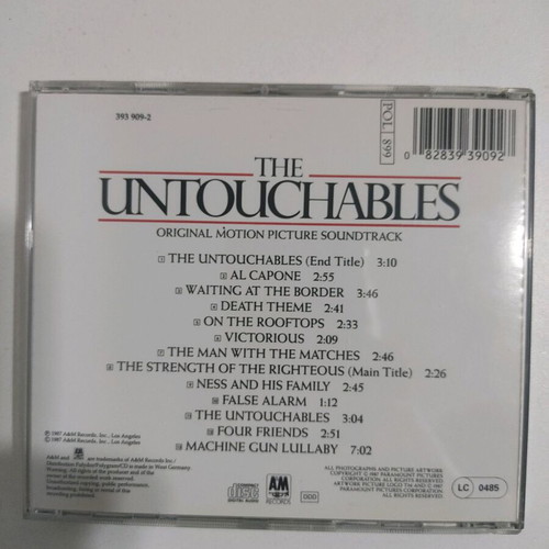 The Untouchables CD+DVD like new