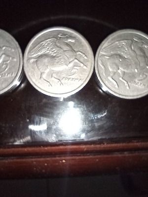 5 drachma coin 1973 in good condition