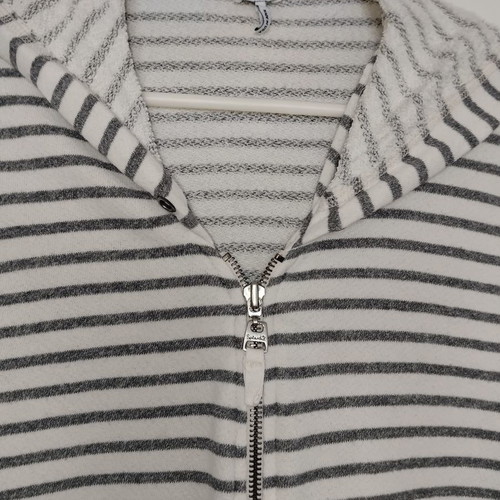 Splendid striped cardigan used, asymmetrical cut, cotton