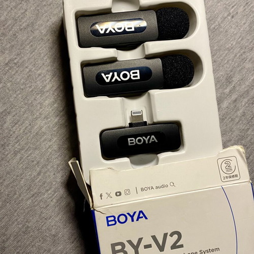 Boya BY-V2 Lightning microphone like new