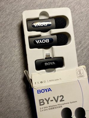 Boya BY-V2 Lightning μικρόφωνο σαν καινούργιο