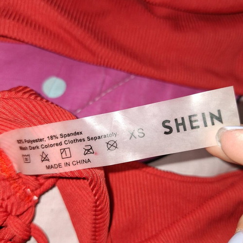 Shein swimsuit red new, size XS