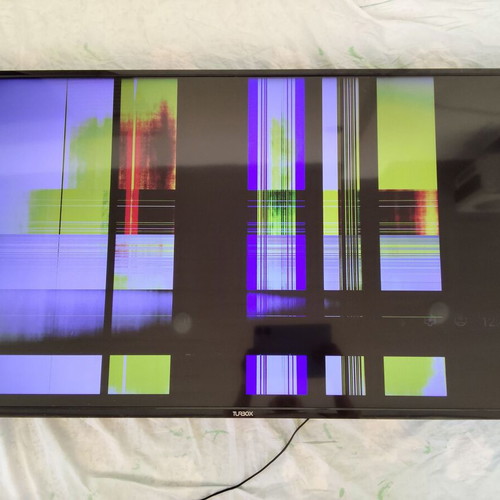 Turbo X 50" TV TXV A5075 used, non-functional