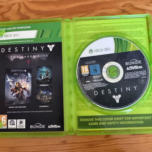 Destiny The Taken King Xbox 360 like new