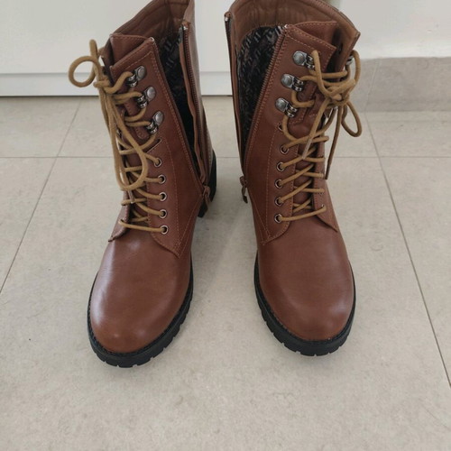 Women's brown ankle boots size 36 new