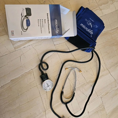 Microlife blood pressure monitor used, air leaking