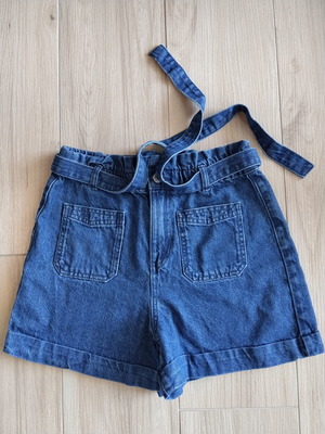 Abercrombie & Fitch High Waist Denim Bermuda Shorts new, size 36