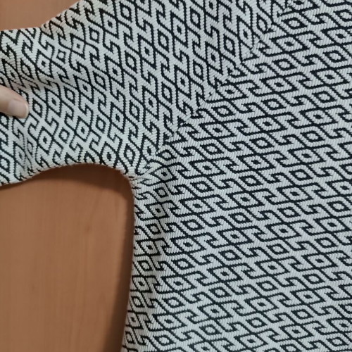 Kendall + Kylie black and white bodycon mini dress
