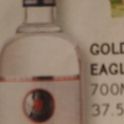 Golden Eagle Vodka 700ml new