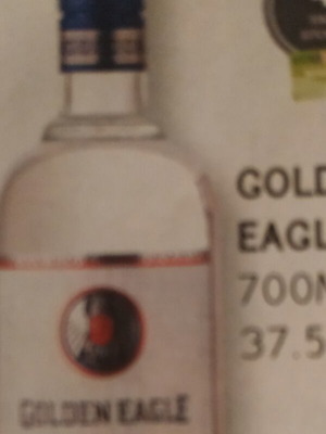 Golden Eagle Vodka 700ml new