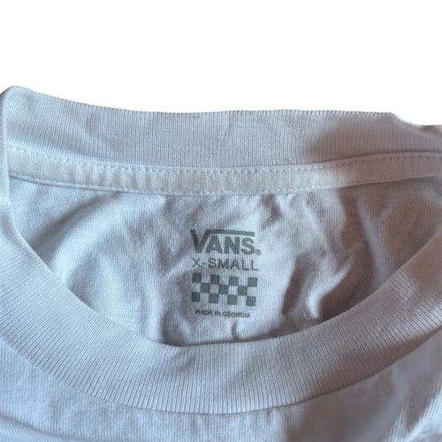 Vans long sleeve blouse like new, white