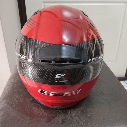 LS2 FF385 C1 Carbon helmet used, small size, carbon fiber