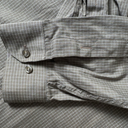Men's checked shirt XL, like new, oil brown color