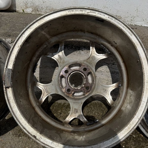 TSW 15 Inch Rims 4x100 Used, One Needs Repair, 7 Width