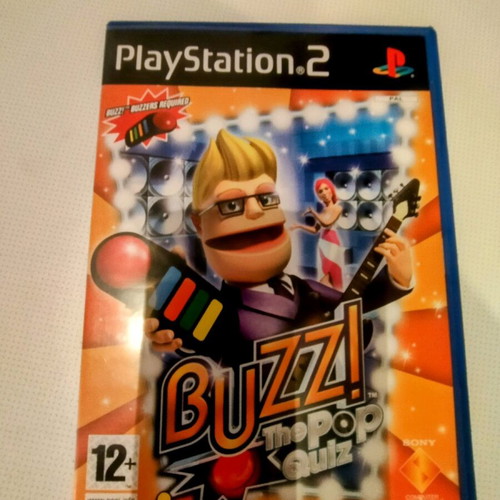 Buzz! The Pop Quiz PS2 used with manual